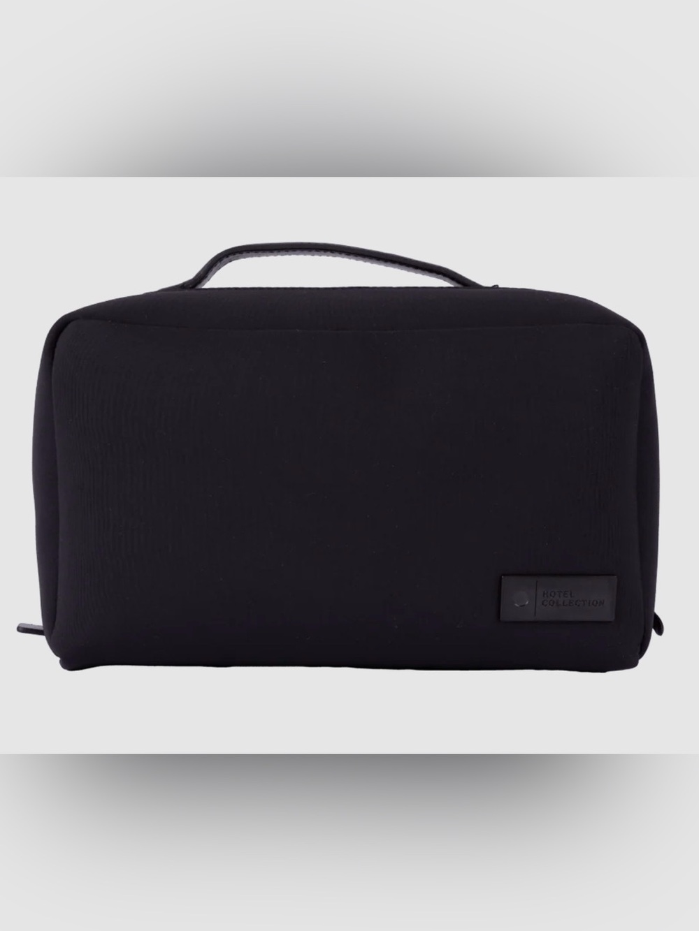 Hotel Collection Black Men’s Toiletry Travel Bag with Handle NWT